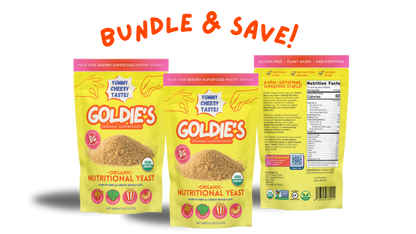 'Nooch for Days' 3-Pack Organic Nutritional Yeast Bundle